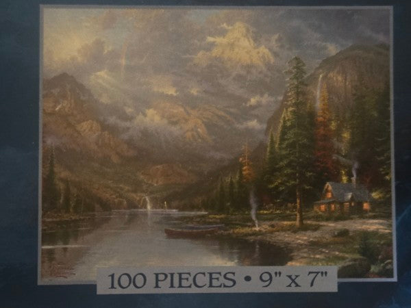 Thomas Kinkade Painter of Light 3 Full Size Jigsaw Puzzle Set 3500-1 Factory Sealed