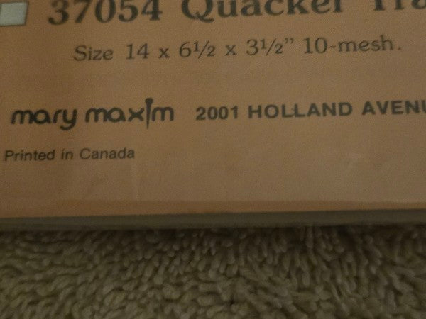 Vintage Mary Maxim Marshland Coasters & Holder Kit 47184 SEALED Ducks NOS