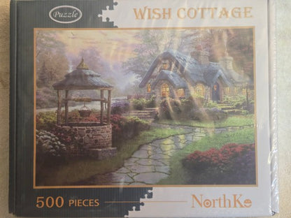 NorthKe "Wish Cottage" 500-Piece Jigsaw Puzzle - New &amp; Sealed