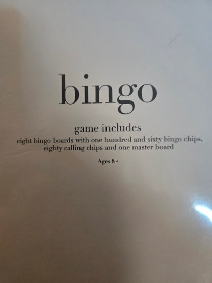 West Emory Bingo Board Game Set Brand New Factory Sealed Modern Gold Foil Accent