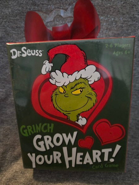 Dr. Seuss Grinch Grow Your Heart Card Game Factory Sealed Goliath 2024 New
