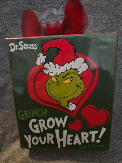 Dr. Seuss Grinch Grow Your Heart Card Game Factory Sealed Goliath 2024 New