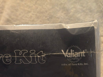 Vintage 1983 Valiant Crafts Candlewicking Pillow Kit "Home Sweet Home" Sealed NIP