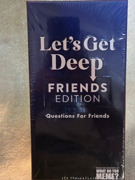 Let's Get Deep Friends Edition Card Game New Sealed What Do You Meme 300 Cards