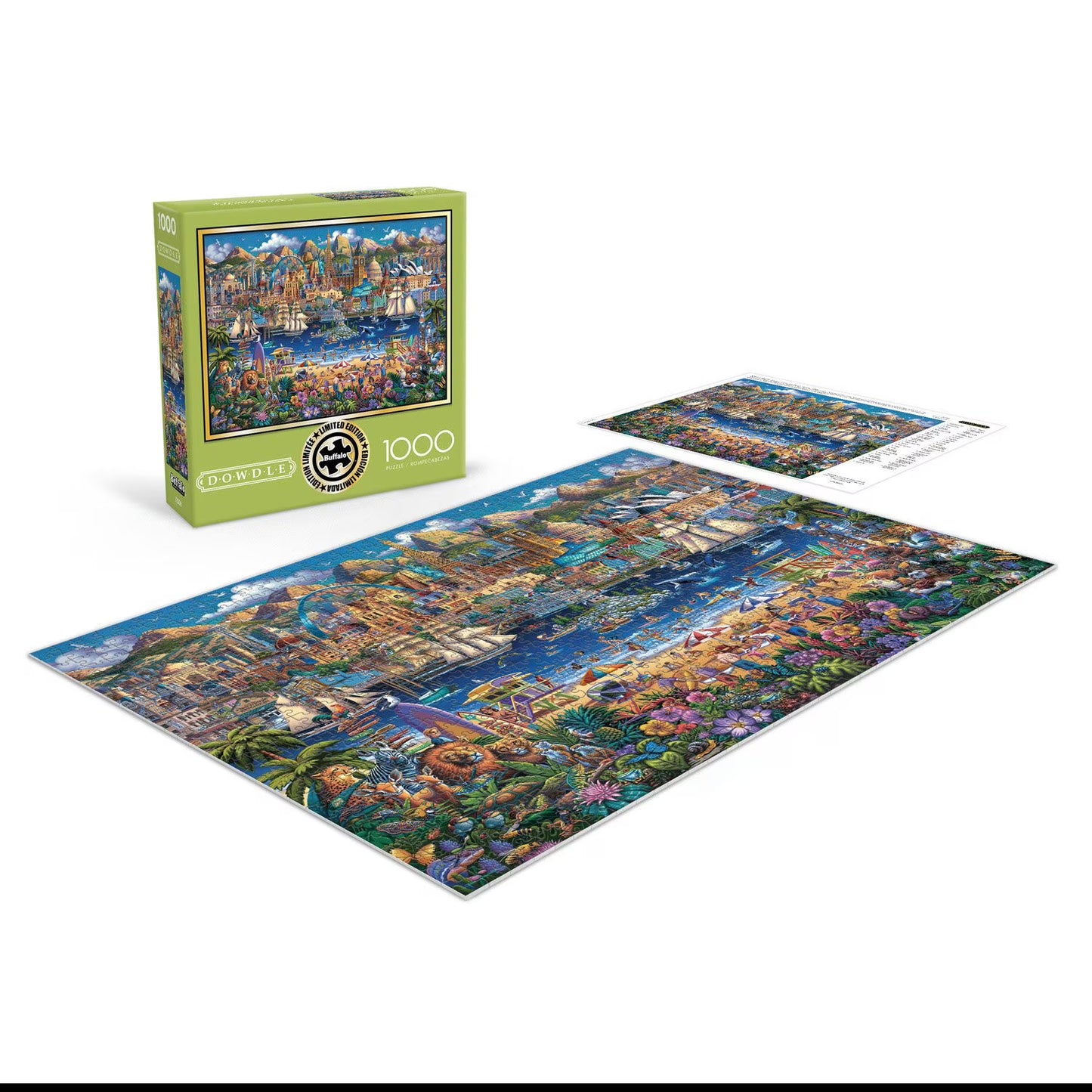 Dowdle Limited Edition 1000 Piece Jigsaw Puzzle Buffalo Games World Pieces NIB