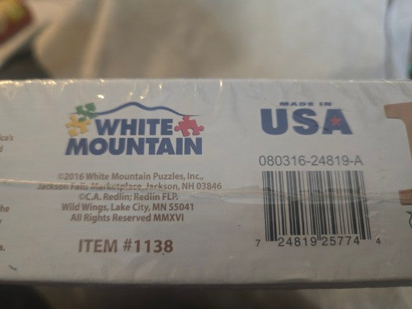 🧩 Terry Redlin "Sweet Memories" 1000pc Puzzle White Mountain Sealed #1138 USA