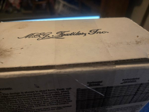 Share Vintage MCG Textiles Graph N' Latch Hook Kit - Factory Taped - 2lb Mystery Rug