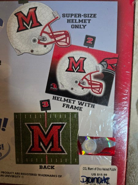 Miami University RedHawks 3 in 1 TRI-a-puzzle Jigsaw Puzzle 350 Pc Late For The Sky Factory Sealed