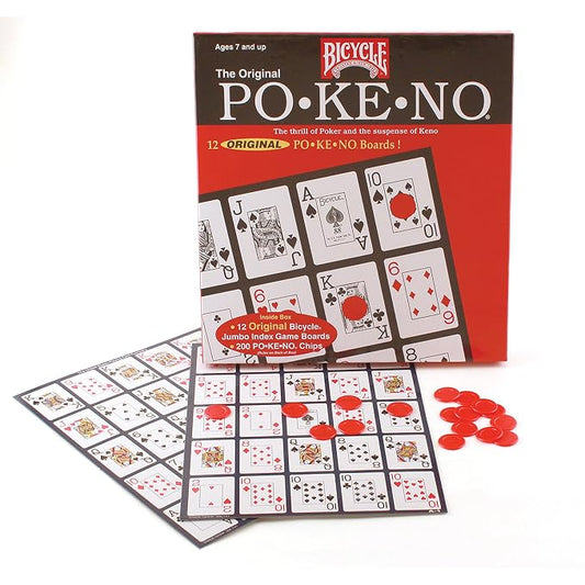 🃏 The Original Bicycle PO-KE-NO Card Game – Factory Sealed (2018 Edition) 🏁