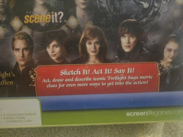 2010 Scene It? The Twilight Saga Deluxe DVD Board Game NEW Factory Sealed Mattel