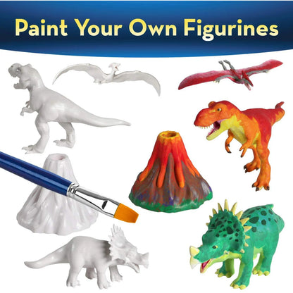 BRYTE Dino Island Terrarium Kit Kids Grow Science STEM Toy LED Light New