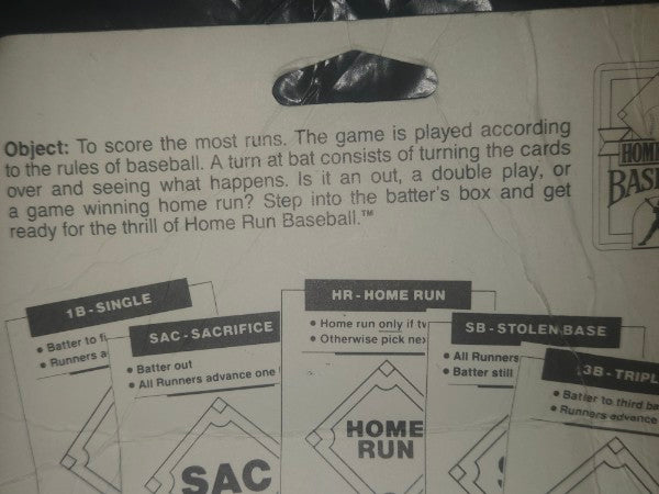 RARE 1989 "Creative Think" Homerun Baseball Card Game - Factory Sealed, Unopened! Obscure Indie Game, Rochester MN
