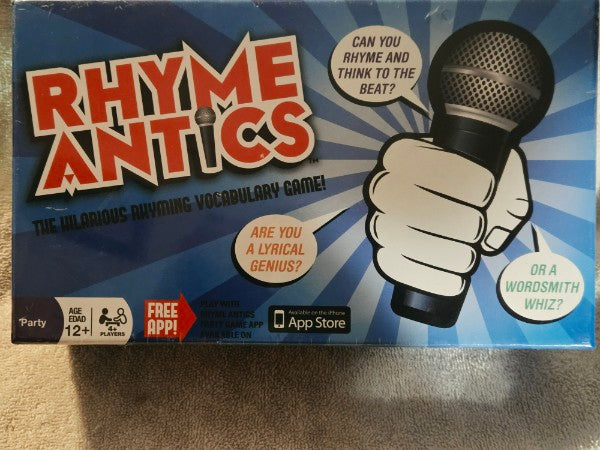 Rhyme Antics The Hilarious Rhyming Vocabulary Game Party Game Factory Sealed