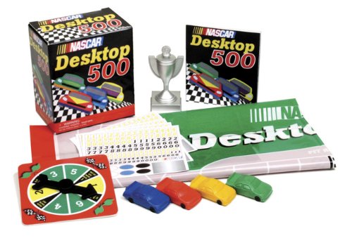 NASCAR DESKTOP 500 MEGA MINI KITS RACING GAME BY RUNNING PRESS NEW!