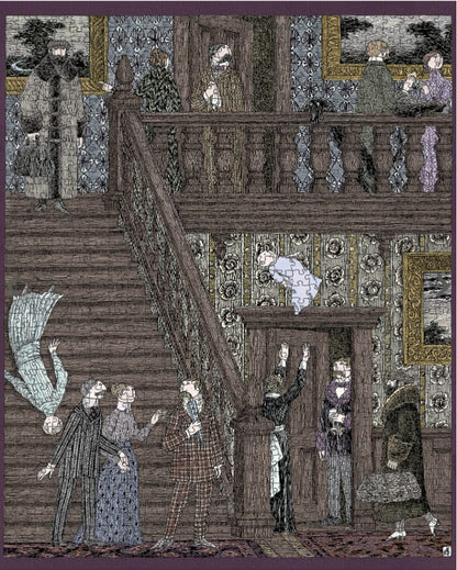 Pomegranate Edward Gorey: Baby Toss 1000-Piece Jigsaw Puzzle - BRAND NEW, SEALED
