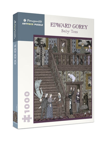 Pomegranate Edward Gorey: Baby Toss 1000-Piece Jigsaw Puzzle - BRAND NEW, SEALED