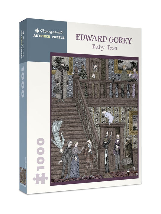 Pomegranate Edward Gorey: Baby Toss 1000-Piece Jigsaw Puzzle - BRAND NEW, SEALED