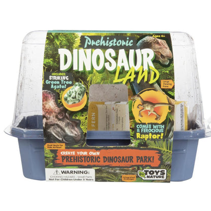 Toys by Nature Prehistoric Dinosaur Land Indoor Gardening Kit Fern Agate Raptor