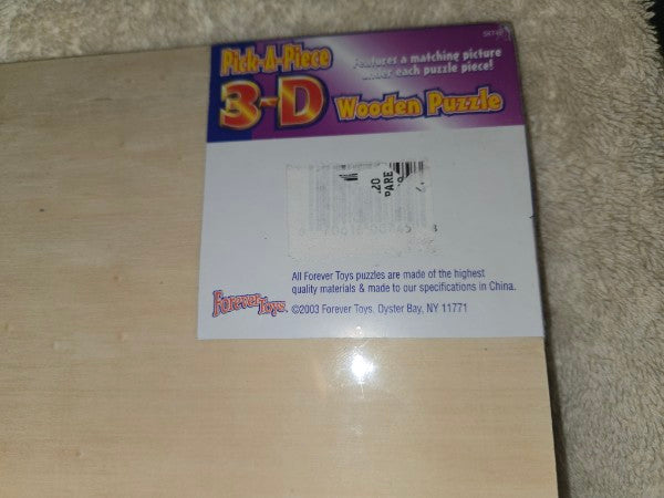 Vintage 2002 Small World Toys Puzzibilities Noah’s Ark Wooden Puzzle Level 3 New Sealed