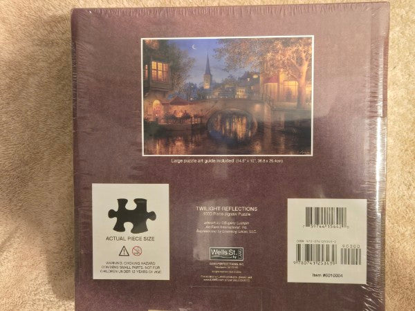 Twilight Reflections 1000 Piece Jigsaw Puzzle - Evgeny Lushpin Wells St. by LANG