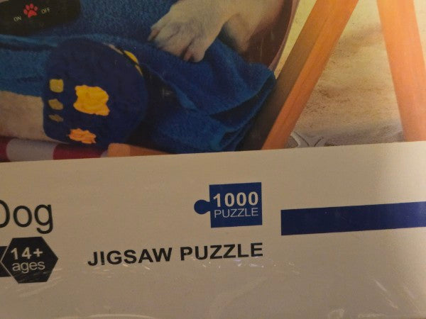 Funny Dog on Beach 1000 Pc Jigsaw Puzzle Travel Puppy Selfie 27x20" NEW Sealed