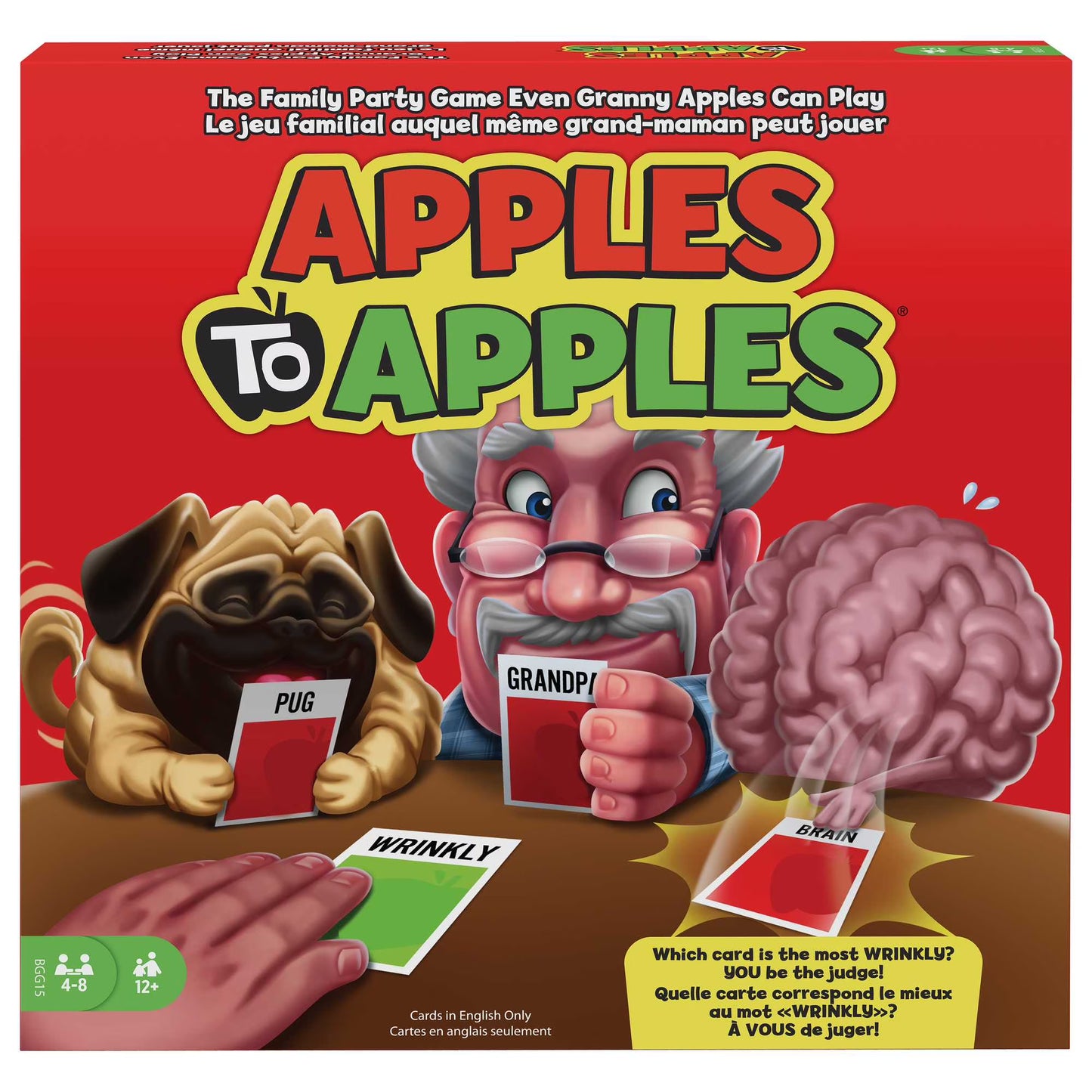 2020 Apples to Apples Card Game, Family Game for Game Night with Family-Friendly Words new factory sealed