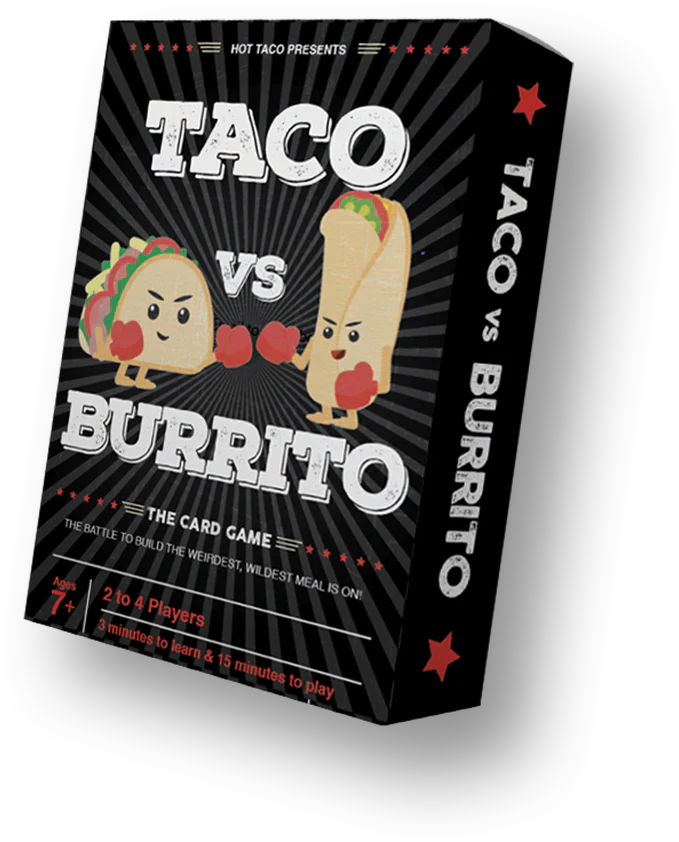 Taco vs. Burrito Card Game - Strategic Family Game - Brand New Factory Sealed 7+