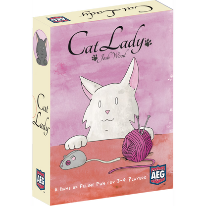 CAT LADY - A GAME OF FELINE FUN FOR 2-4 PLAYERS PARTY GAME AEG - JOSH WOOD NEW SEALED