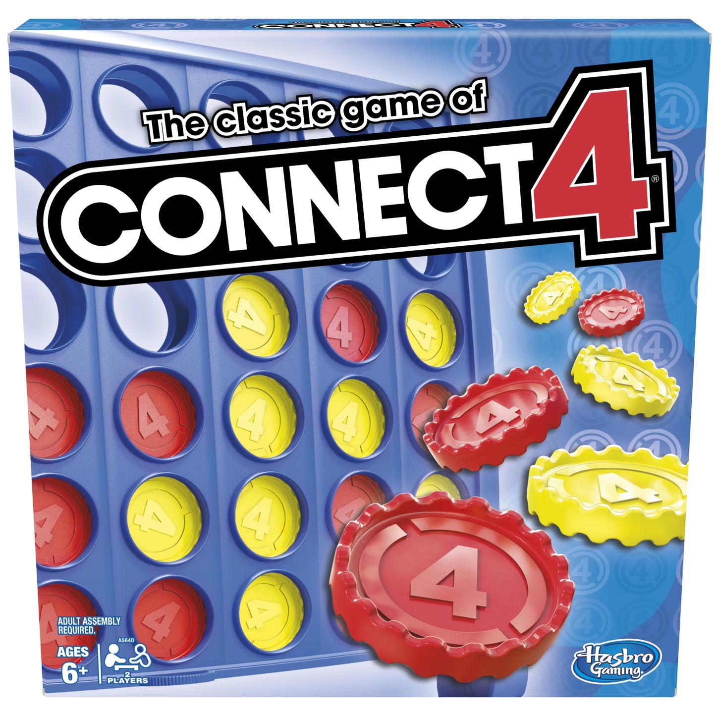 The Classic Game Of Connect 4 Hasbro Gaming 2 Players Age 6+ New Factory Sealed
