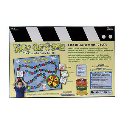 Be a star! Kids On Stage Charades Game For Kids Board - Game Play N Learn System New Sealed!