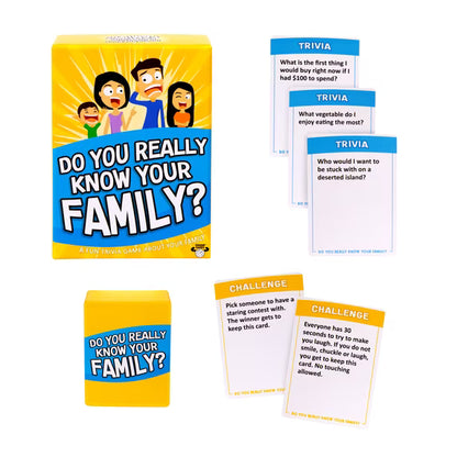 Do You Really Know Your Family? Card Game Family Fun. Brand New Sealed in Box.