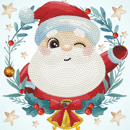 CHRISTMAS TRIO SANTA DOTZ BOX DIAMOND DOTTING BOX COMPLETE KIT NEW SEALED