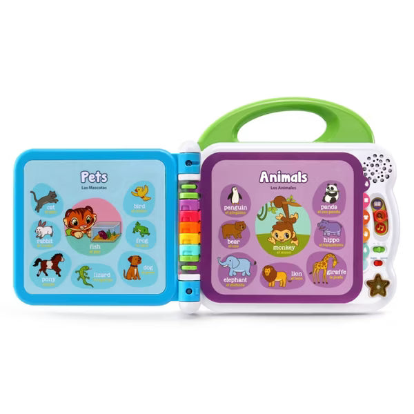 LeapFrog Learning Friends 100 Words Book Bilingual Engl Spanish Interactive Toy