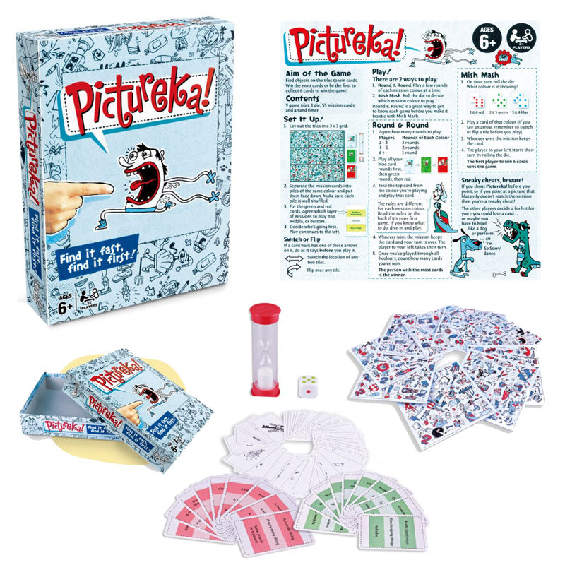 Hasbro Pictureka! Find It Fast Find It First Family Party Picture Hunting Game New Sealed.