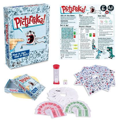 Hasbro Pictureka! Find It Fast Find It First Family Party Picture Hunting Game New Sealed.