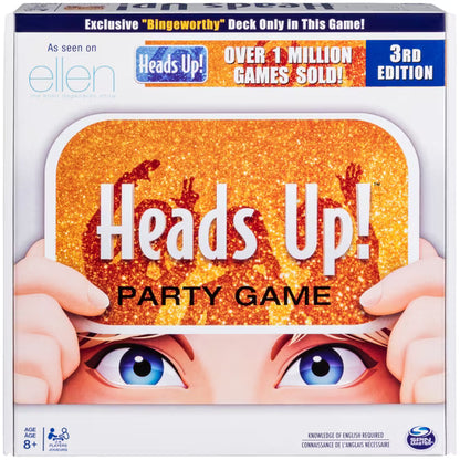 Heads Up! 3rd Edition Party Game As Seen on the Ellen Degeneres Show New Sealed