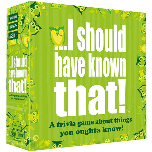 I Should Have Known That! Trivia Game New Sealed Party Quiz Card Game Adults