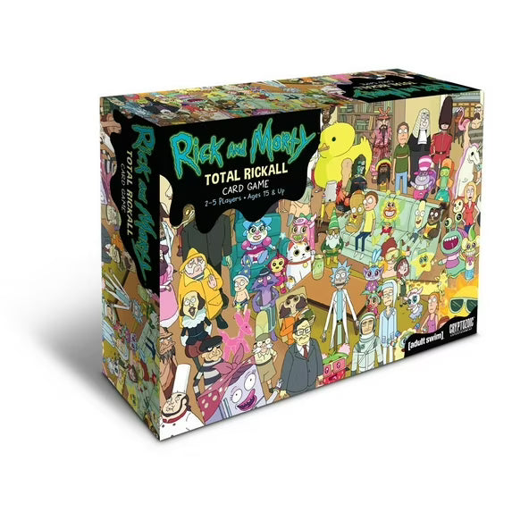 Adult swim - cryptozoic, Rick and Morty : TOTAL RICKALL Card Game. New Sealed