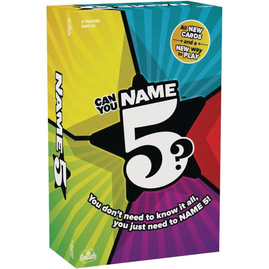 ENDLESS GAMES NAME 5... GAME YOU NAME 5? FUN FAMILY PARTY GAME NEW SEALED