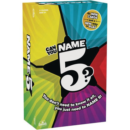 ENDLESS GAMES NAME 5... GAME YOU NAME 5? FUN FAMILY PARTY GAME NEW SEALED