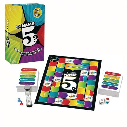 ENDLESS GAMES NAME 5... GAME YOU NAME 5? FUN FAMILY PARTY GAME NEW SEALED