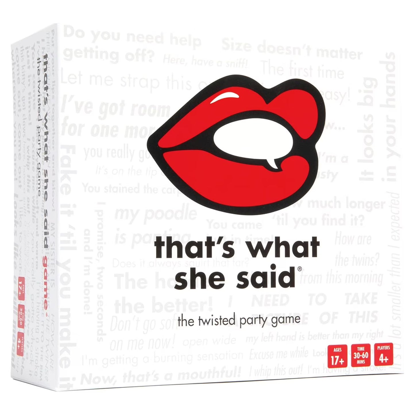 2020 That's What She Said - An Outrageous Adult Twisted Party Game In A Box New