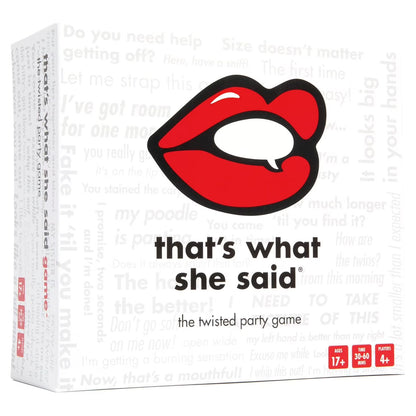 2020 That's What She Said - An Outrageous Adult Twisted Party Game In A Box New