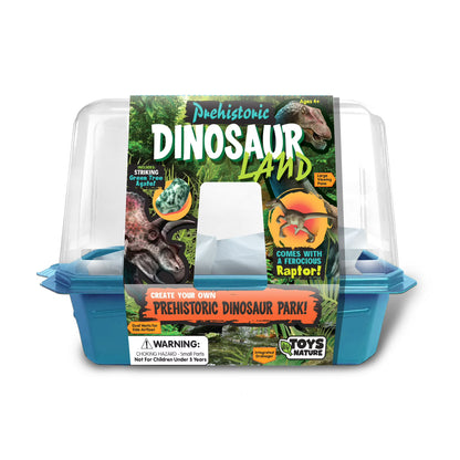 Toys by Nature Prehistoric Dinosaur Land Indoor Gardening Kit Fern Agate Raptor