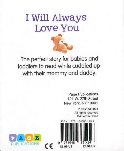I Love You Baby's First Books - I Love my Mommy, I Love My Daddy & I Will Always Love You. Hardcover