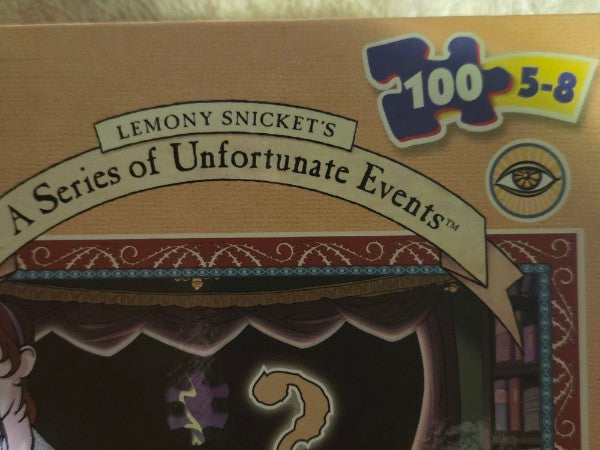 Vintage Lemony Snicket A Series of Unfortunate Events 100 Pc Puzzle UNOPENED Mattel