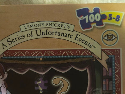 Vintage Lemony Snicket A Series of Unfortunate Events 100 Pc Puzzle UNOPENED Mattel