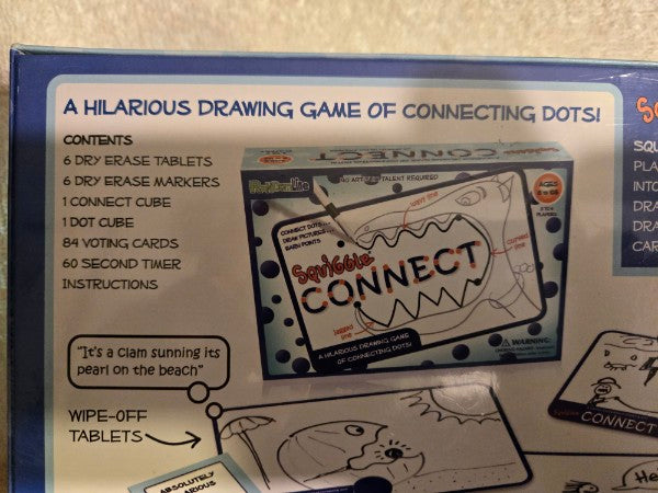 New Squiggle Connect Drawing Game RandomLine Factory Sealed NAPPA Gold Award Rare Find!