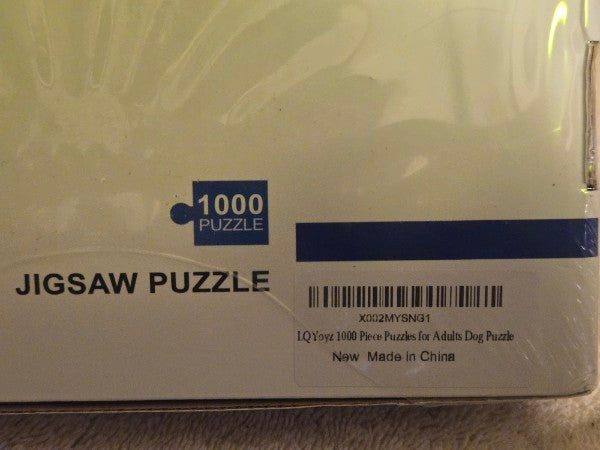 Funny Dog on Beach 1000 Pc Jigsaw Puzzle Travel Puppy Selfie 27x20" NEW Sealed