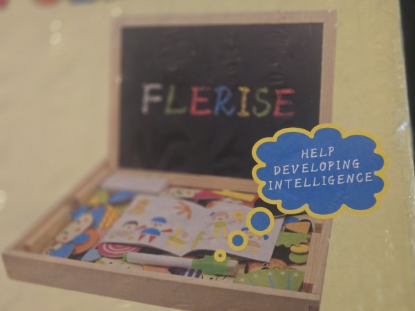 FLERISE Wooden Puzzle Board Magnetic Educational Toy Kids Activity Drawing New